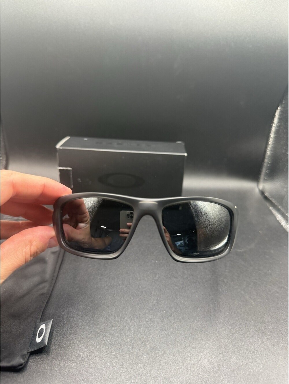 Oakley Valve Matte Black Smoke/Black Iridium Polarized Lenses OO9236-06